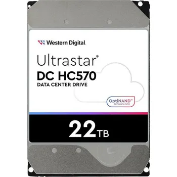 Interní pevný disk WD Ultrastar® HDD 22TB (WUH722222ALE6L4) DC HC570 3.5in 26.1MM 512MB 7200RPM SATA ULTRA 512E SE NP3