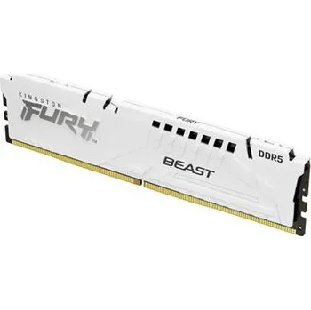Počítač KINGSTON 32GB 6000MT/s DDR5 CL40 DIMM FURY Beast White XMP