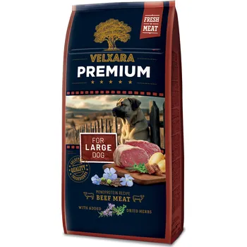 Krmivo pro psa Velxara Premium Dry Dog Large Monoprotein Beef Meat 12 kg