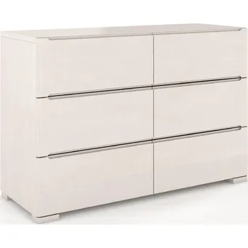 Komoda Komoda z masivu buk Sparta 6S Odstín moření: Bílá