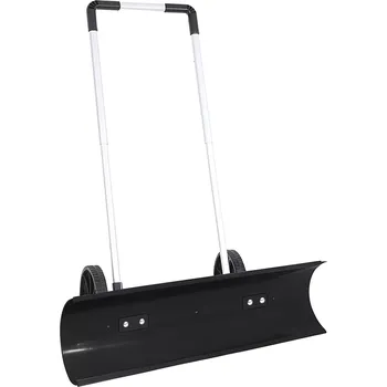 Hrablo na sníh Real Garden Ruční sněhový pluh na kolech 95 cm