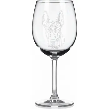 Sklenice Sklenice na víno s gravírovaným motivem – Bourbonský ohař