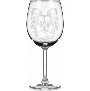 Sklenice Sklenice na víno s gravírovaným motivem – Papillon – 3