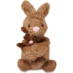 SLEEP WELL® Zajíček s miminkem HNĚDÝ 38 cm