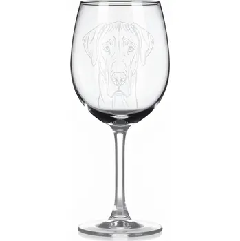 Sklenice Sklenice na víno s gravírovaným motivem – Rhodéský ridgeback – 2
