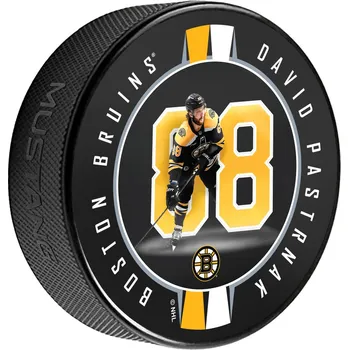Puk Mustang Puk Boston Bruins NHL Breakout Ribbon - David Pastrnak