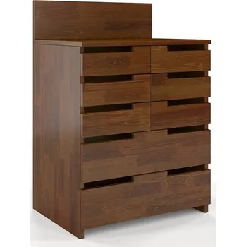 Komoda Komoda z masivu borovice Bergman 6+2 Odstín moření: Ořech