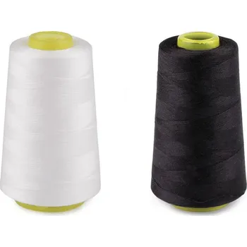 Nit Polyesterové nitě pro overlocky i klasické šití návin 3000 yards PES 40S/2 - 31 (351) režná světlá