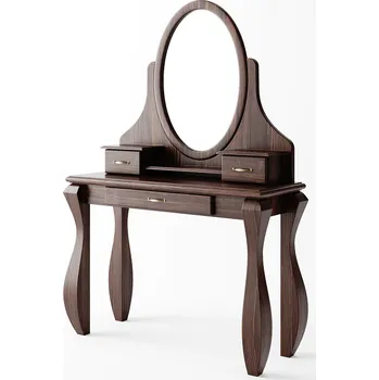 Komoda Toaletní stolek Ludvík - masiv borovice Odstín: Ořech