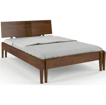 Postel Zvýšená postel z masivu borovice Bari Rozměr: 120x200, Odstín moření: Ořech