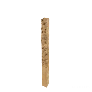 DITON Plotový systém QUICK WALL STONE hnědý mix AKCE sloupek průběžný 200 hnědý mix