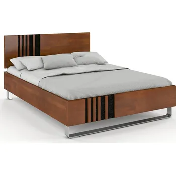 Postel Zvýšená postel z masivu buk Kelly Rozměr: 120x200, Odstín moření: Ořech