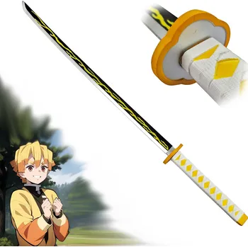 Sběratelství AF Měkčená Nichirin Katana "ZENISTSU AGATSUMA" - Demon Slayer