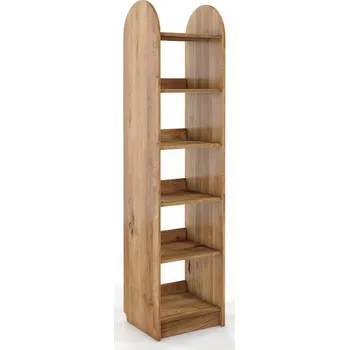 Knihovna Dubový regál Klip - 40 cm - bezbarvý olej