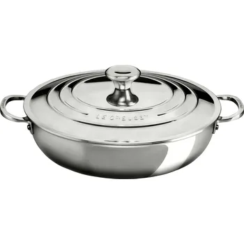 Pánev Le Creuset, Pánev 3-ply Plus s rukojeťmi 30 cm - Formadore