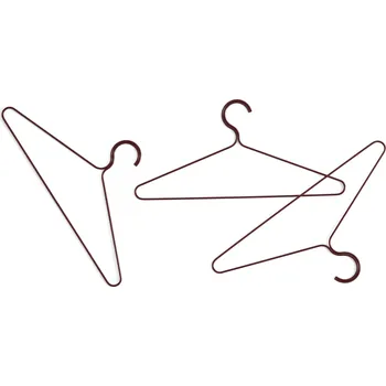 Věšák Hay, Ramínka na oblečení Colour hnědočervená 3 ks - Formadore