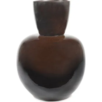 Váza Serax, Váza dekorativní Pure, 59 cm, hnědá - Formadore