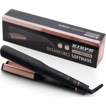 Žehlička na vlasy Keramická žehlička Kiepe Home Precision Oceancurls Softwave 104×40 mm