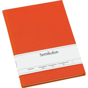 Diář Semikolon, Nelinkovaný zápisník Uni Classic B5 oranžový - Formadore
