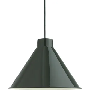Muuto, Závěsná lampa Top 38 cm tmavě zelená - Formadore