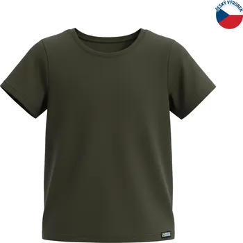 Chlapecké tričko ZÁHOŘÍ Rudel ZÁHOŘÍ Dětské tričko krátký rukáv - zelené Velikost: 116