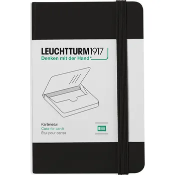Diář Leuchtturm 1917, Pouzdro na karty Leuchtturm 1917, černé - Formadore