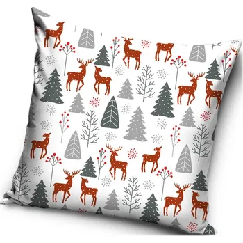 Carbotex • Vánoční polštář Zimní les - 40 x 40 cm