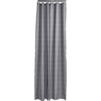 Sprchový závěs Zone Denmark, Koupelový závěs Tiles ocelově šedý - Formadore