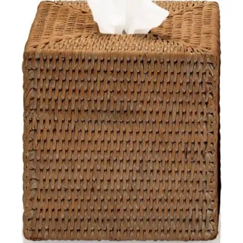 Zásobník na papírové ručníky Decor Walther, Box na kapesníky Basket čtvercový tmavý - Formadore