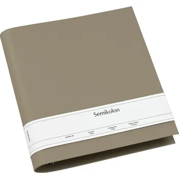 Fotoalbum Semikolon, Album na fotografie Photograph 4 Ring, hnědošedý pořadač - Formadore