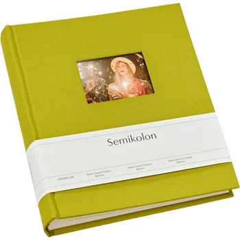Semikolon, Album na fotografie Classic Finestra, střední, matcha zelená - Formadore