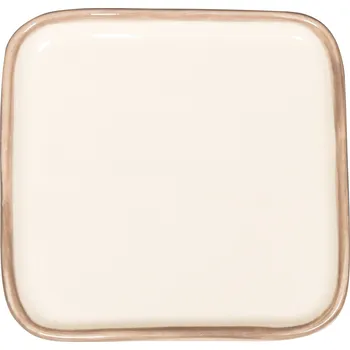Talíř Zafferano, Talíř na občerstvení Lido Rim 11 x 11 cm béžový - Formadore