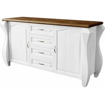 Komoda Komoda Ludvík 2D4S - masiv borovice Odstín: Borovice přírodní