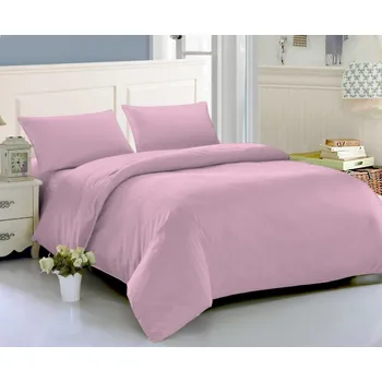 Povlečení Dvoudílné ložní povlečení, jednolůžko - Jednobarevné Light Pink