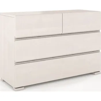 Komoda Komoda z masivu buk Vestre 2+2 Odstín moření: Bílá