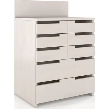 Komoda Komoda z masivu borovice Bergman 6+2 Odstín moření: Bílá