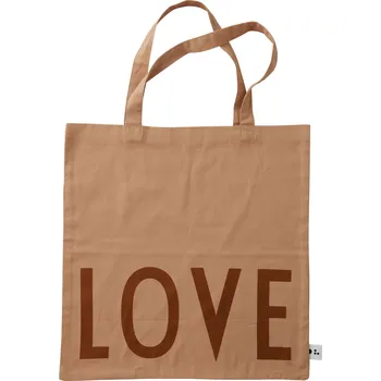 Úložný box Design Letters, Nákupní taška Favourite Love béžová - Formadore