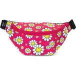 LOQI, Taška LOQI Artist Smiley Flowers Raspberry z recyklovaného materiálu - Formadore