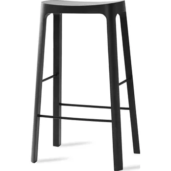 Barová židle Please Wait To Be Seated, Barová stolička Crofton, výška 78 cm, černá - Formadore