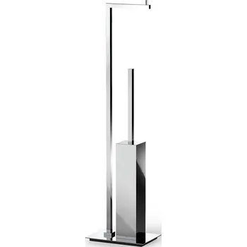 WC štětka Decor Walther, Stojan na toaletní papír a WC štětku Corner chromový - Formadore