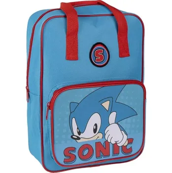 Dětský batoh CERDÁ • Dětský / chlapecký batoh s přední kapsou Ježek Sonic - 6L