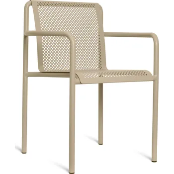 Zahrada Ferm Living, Zahradní židle Dapple s područkami béžová - Formadore