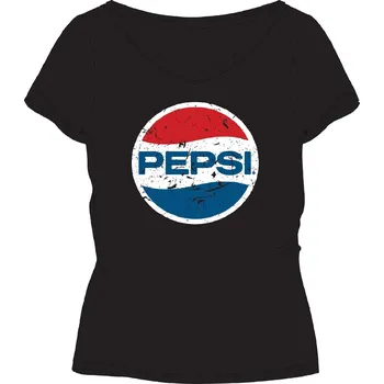 Dámské tričko E plus M • Dámské tričko s krátkým rukávem PEPSI S Černá