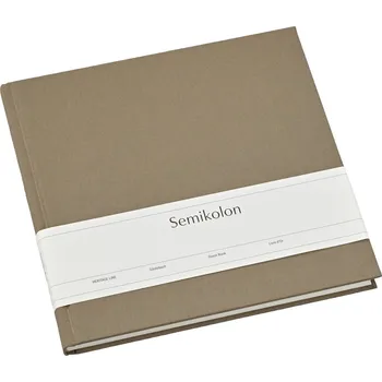 Diář Semikolon, Pamětní kniha Uni Eternity, hnědošedá - Formadore
