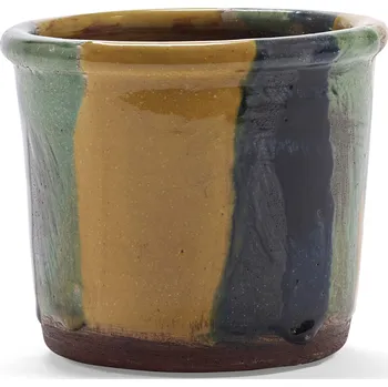 Květináč Serax, Květináč Glazed Shades, 13,5 cm, žluto-modrý - Formadore