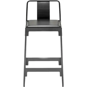 Barová židle Driade, Barová židle s opěradlem Mingx 65 cm černá - Formadore