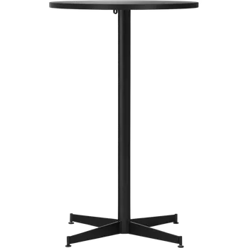 Jídelní stůl Audo Copenhagen, Barový stůl Nook Star Base Linoleum nízký, s černou podstavou, 60 cm, černý - Formadore