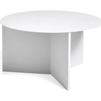 Konferenční stolek Hay, Konferenční stolek Slit kulatý 65 cm bílý - Formadore