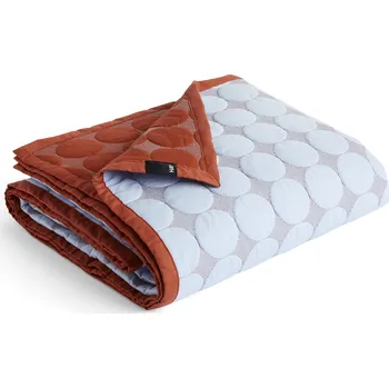 Přehoz na lůžko Hay, Přehoz Mega Dot, 260 x 260 cm, světle modrý - Formadore