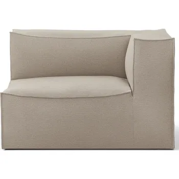 Sedací souprava Ferm Living, Rohová sedačka pravá Catena Cotton Linen 120 cm béžový - Formadore